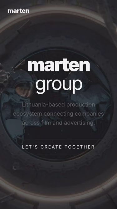 Screenshot of marten.lt