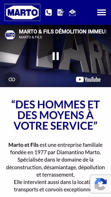 Screenshot of marto.fr