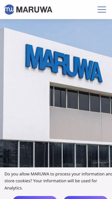 Screenshot of maruwa.com.my