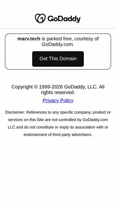 Screenshot of marv.tech