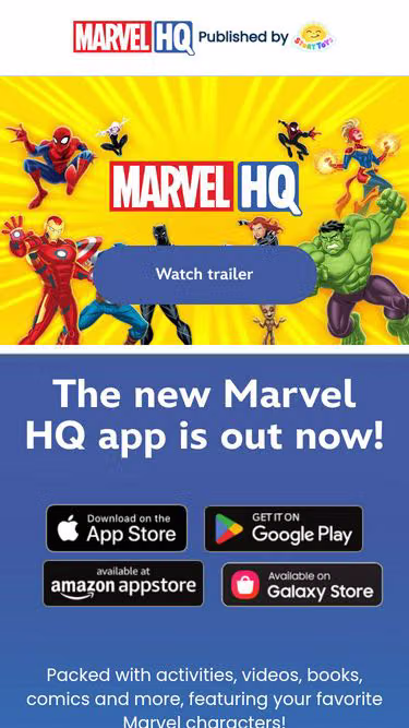 Screenshot of marvelkids.ca
