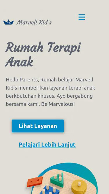 Screenshot of marvelkids.online