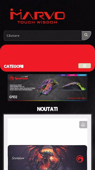 Screenshot of marvo.ro