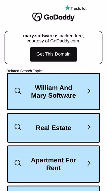 Screenshot of mary.software