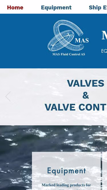 Screenshot of mas.no