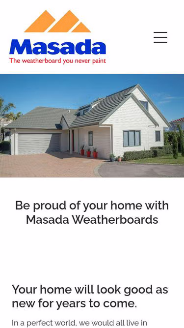 Screenshot of masada.co.nz