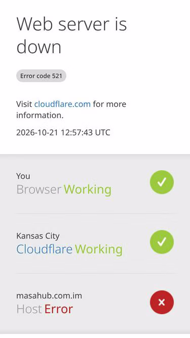 Screenshot of masahub.co.im