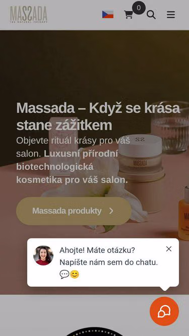 Screenshot of massada.cz