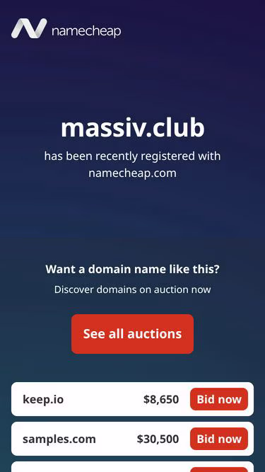 Screenshot of massiv.club