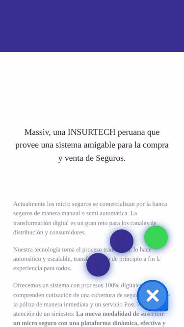 Screenshot of massiv.com.pe