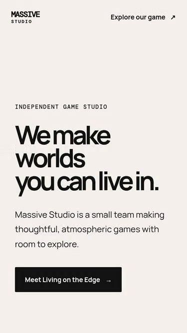 Screenshot of massive.studio