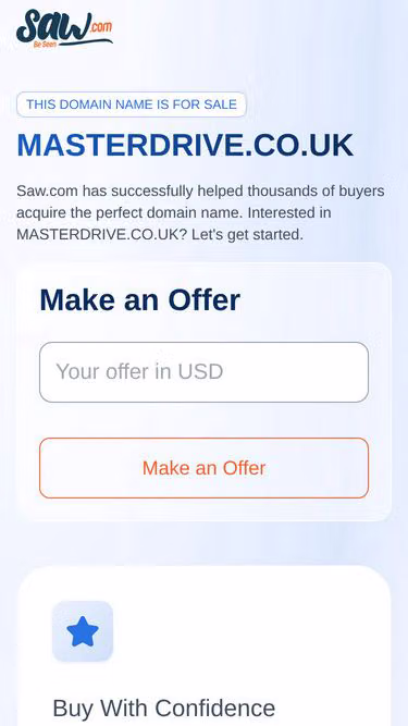 Screenshot of masterdrive.co.uk