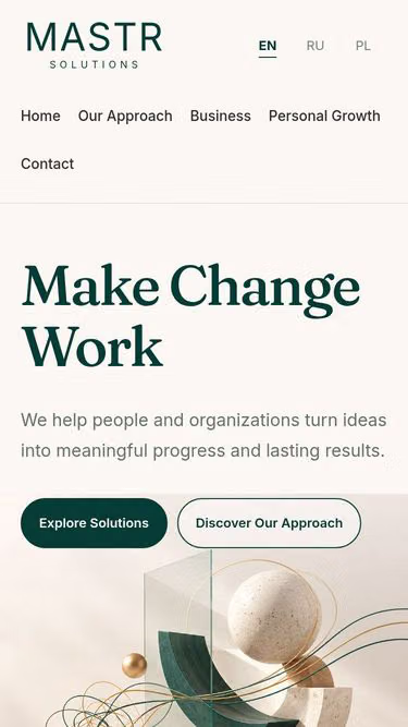 Screenshot of mastr.solutions