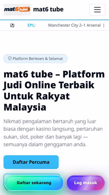 Screenshot of mat6tube.asia