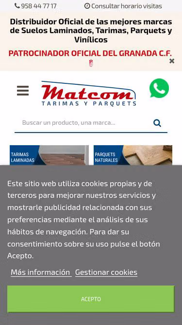 Screenshot of matcom.es