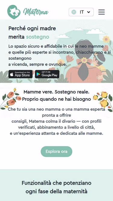 Screenshot of materna.info