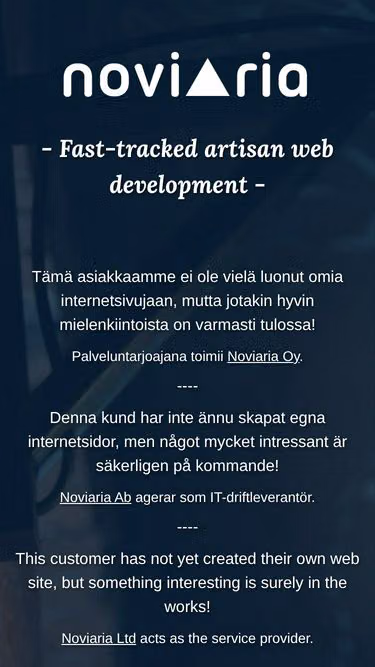Screenshot of matias.fi