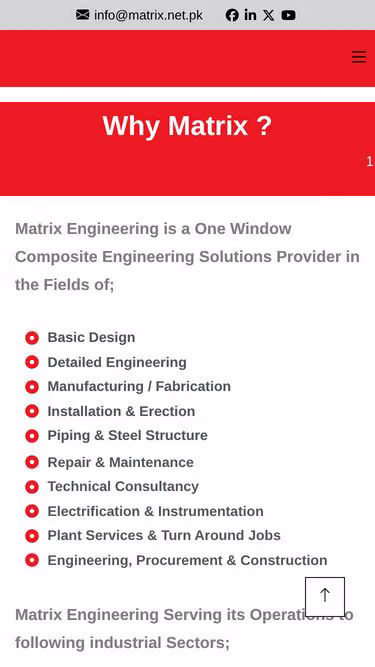 Screenshot of matrix.net.pk