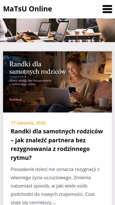 Screenshot of matsu.pl