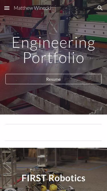 Screenshot of matt.win