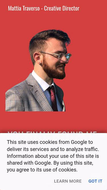 Screenshot of mattia.design