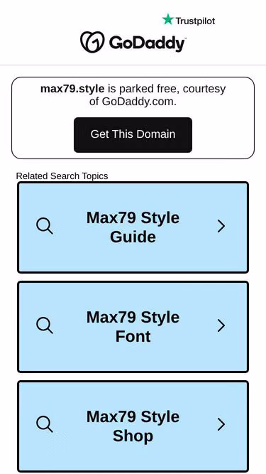 Screenshot of max79.style