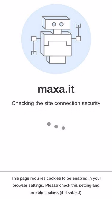 Screenshot of maxa.it