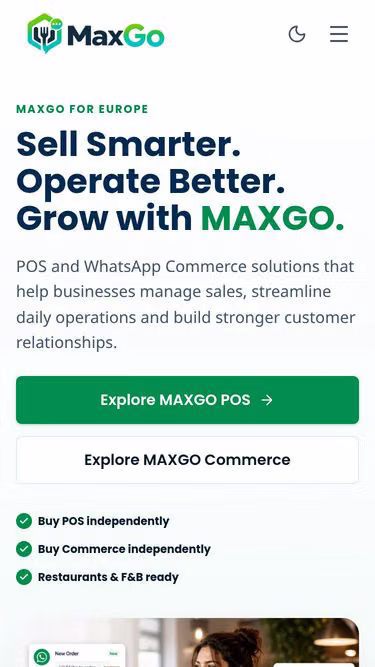 Screenshot of maxgo.app