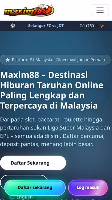 Screenshot of maxim88.express