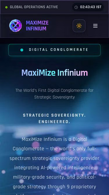Screenshot of maximize.ac