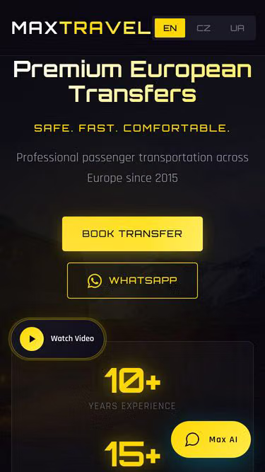 Screenshot of maxtravel.company