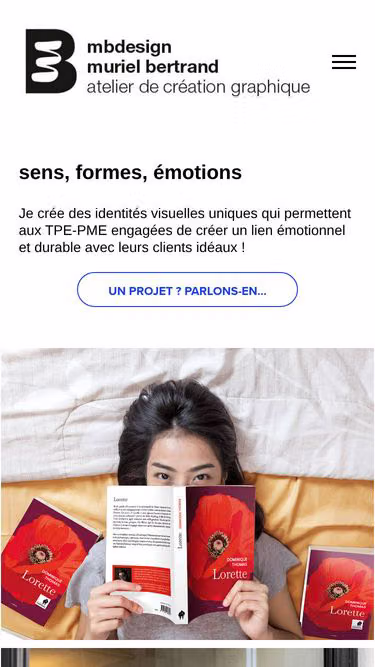 Screenshot of mbdesign.fr
