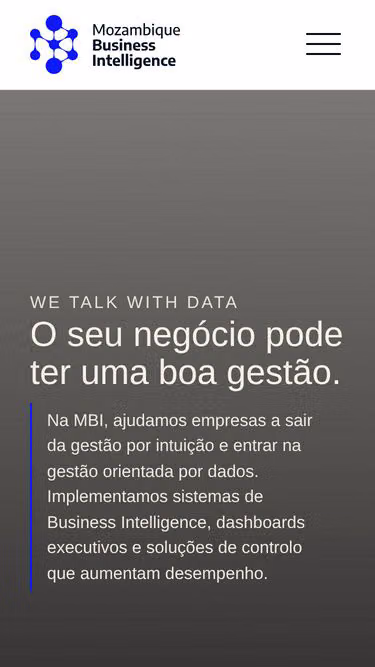 Screenshot of mbi.co.mz