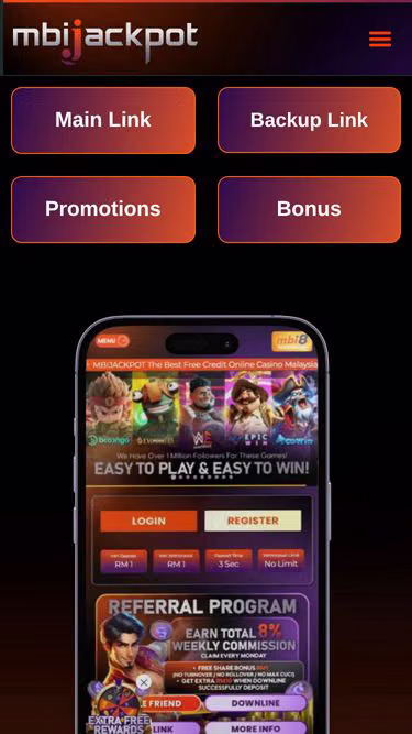 Screenshot of mbijackpot.org