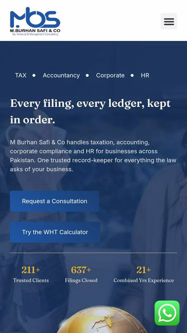Screenshot of mbs.com.pk