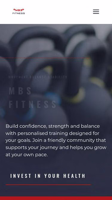 Screenshot of mbs.fitness