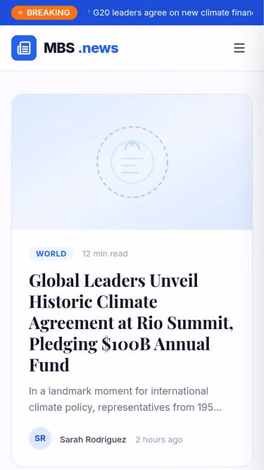 Screenshot of mbs.news