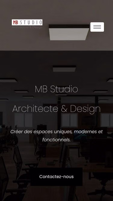 Screenshot of mbstudio.tn