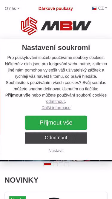 Screenshot of mbw.sk