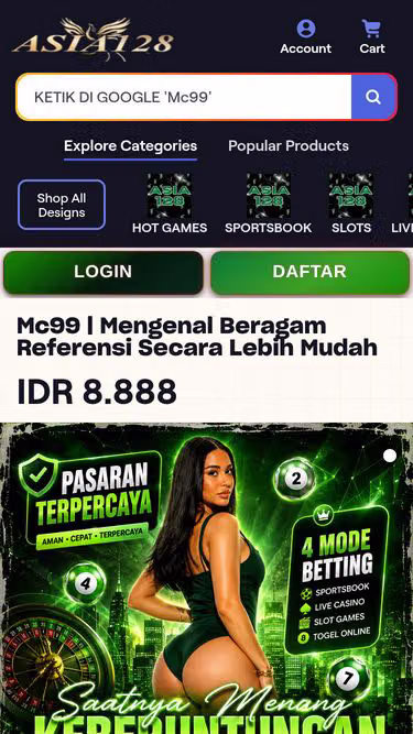 Screenshot of mc99.org