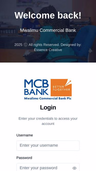Screenshot of mcb.co.tz