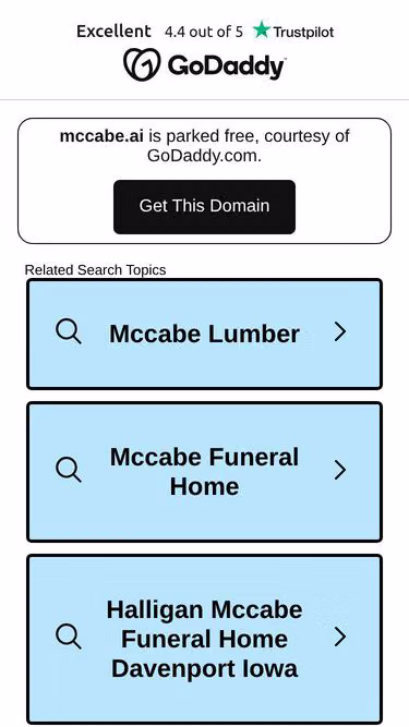 Screenshot of mccabe.ai
