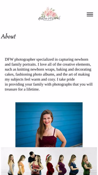 Screenshot of mcdaniel.photography