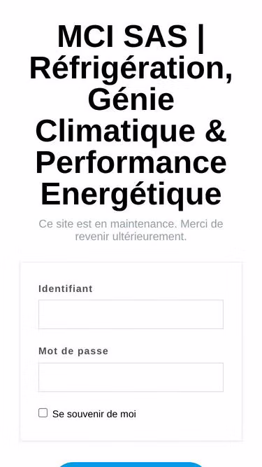 Screenshot of mci.fr