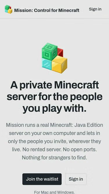 Screenshot of mcmc.app