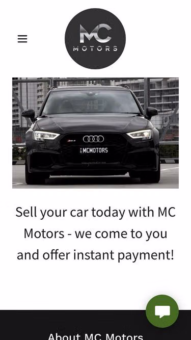 Screenshot of mcmotors.com.au