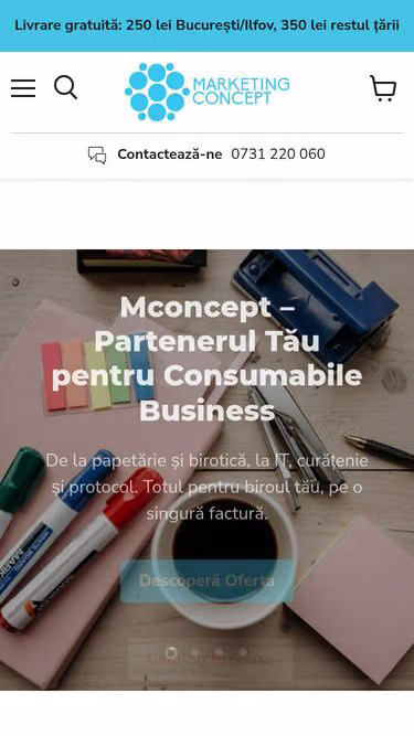 Screenshot of mconcept.ro