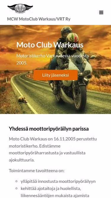 Screenshot of mcw.fi