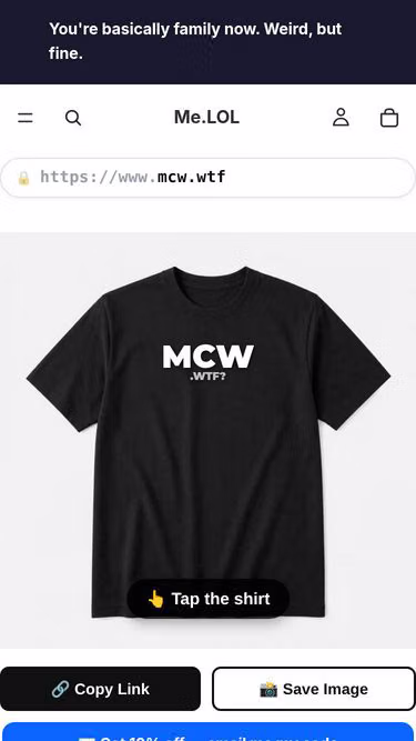 Screenshot of mcw.wtf