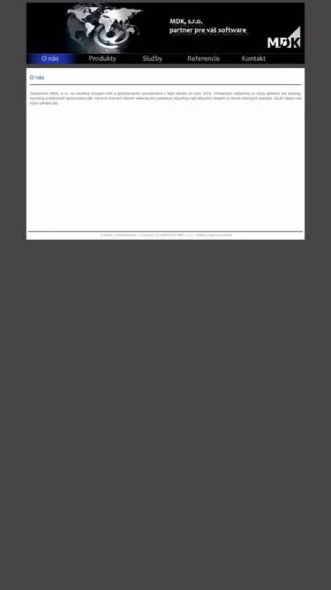 Screenshot of mdk.sk